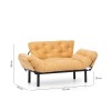 Atelier del Sofa 2-Seat Sofa-Bed Nitta - Mustard Mustard