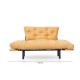 2-Seat Sofa-Bed Nitta - Mustard Mustard Atelier del Sofa 2-Seat Sofa-Bed Nitta - Mustard Mustard