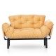 2-Seat Sofa-Bed Nitta - Mustard Mustard Atelier del Sofa 2-Seat Sofa-Bed Nitta - Mustard Mustard