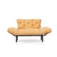2-Seat Sofa-Bed Nitta - Mustard Mustard Atelier del Sofa 2-Seat Sofa-Bed Nitta - Mustard Mustard