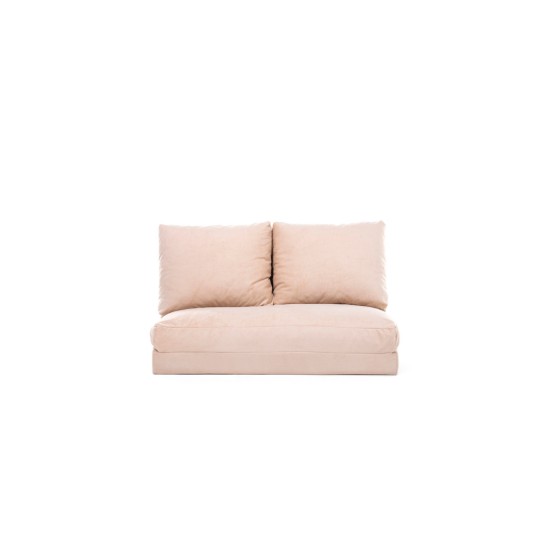 Διθέσιος Καναπές Κρεβάτι - Taida - Χρώμα Cream - 120x68x26εκ