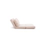 Διθέσιος Καναπές Κρεβάτι - Taida - Χρώμα Cream - 120x68x26εκ