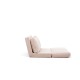 Διθέσιος Καναπές Κρεβάτι - Taida - Χρώμα Cream - 120x68x26εκ