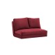 Διθέσιος Καναπές Κρεβάτι - Taida - Χρώμα Maroon - 120x68x26εκ Διθέσιος Καναπές Κρεβάτι - Taida - Χρώμα Maroon - 120x68x26εκ