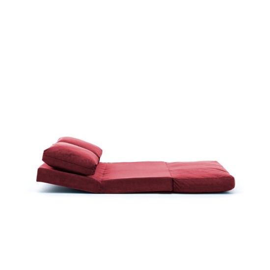 Διθέσιος Καναπές Κρεβάτι - Taida - Χρώμα Maroon - 120x68x26εκ Διθέσιος Καναπές Κρεβάτι - Taida - Χρώμα Maroon - 120x68x26εκ