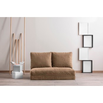 Διθέσιος Καναπές Κρεβάτι - Taida - Ανοιχτό Καφέ - 120x68x26εκ