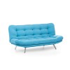 3-Seat Sofa-Bed Misa Sofabed - Turquoise Turquoise