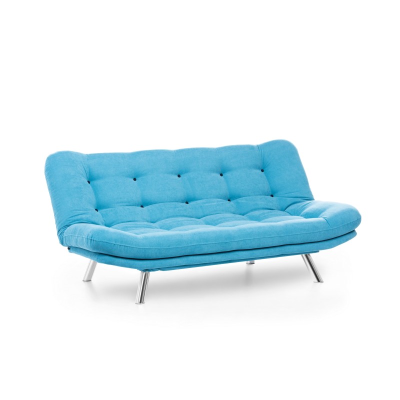 3-Seat Sofa-Bed Misa Sofabed - Turquoise Turquoise