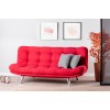 3-Seat Sofa-Bed Misa Sofabed - Red Red