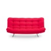 3-Seat Sofa-Bed Misa Sofabed - Red Red