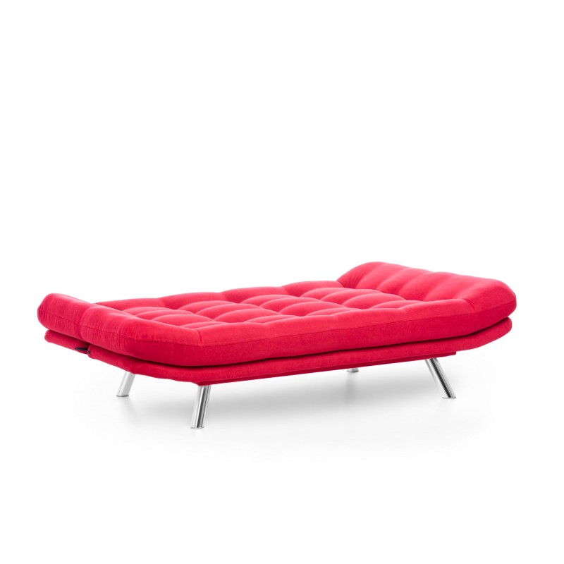 3-Seat Sofa-Bed Misa Sofabed - Red Red
