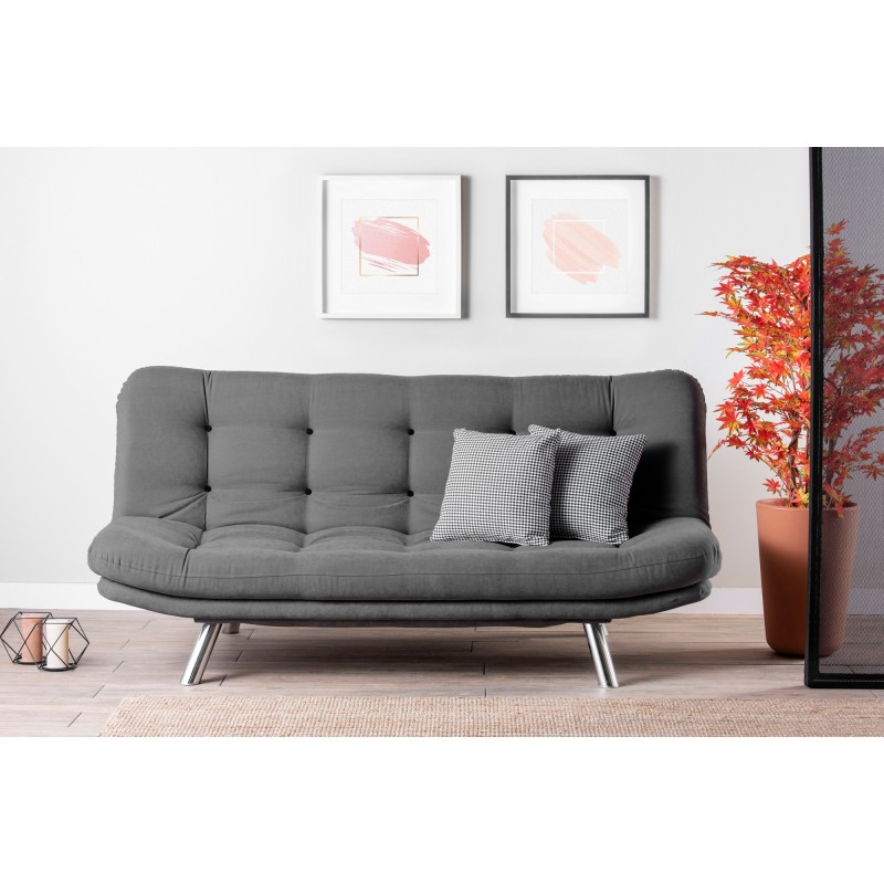 Atelier del Sofa 3-Seat Sofa-Bed Misa Sofabed - Grey Grey