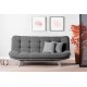 3-Seat Sofa-Bed Misa Sofabed - Grey Grey Atelier del Sofa 3-Seat Sofa-Bed Misa Sofabed - Grey Grey