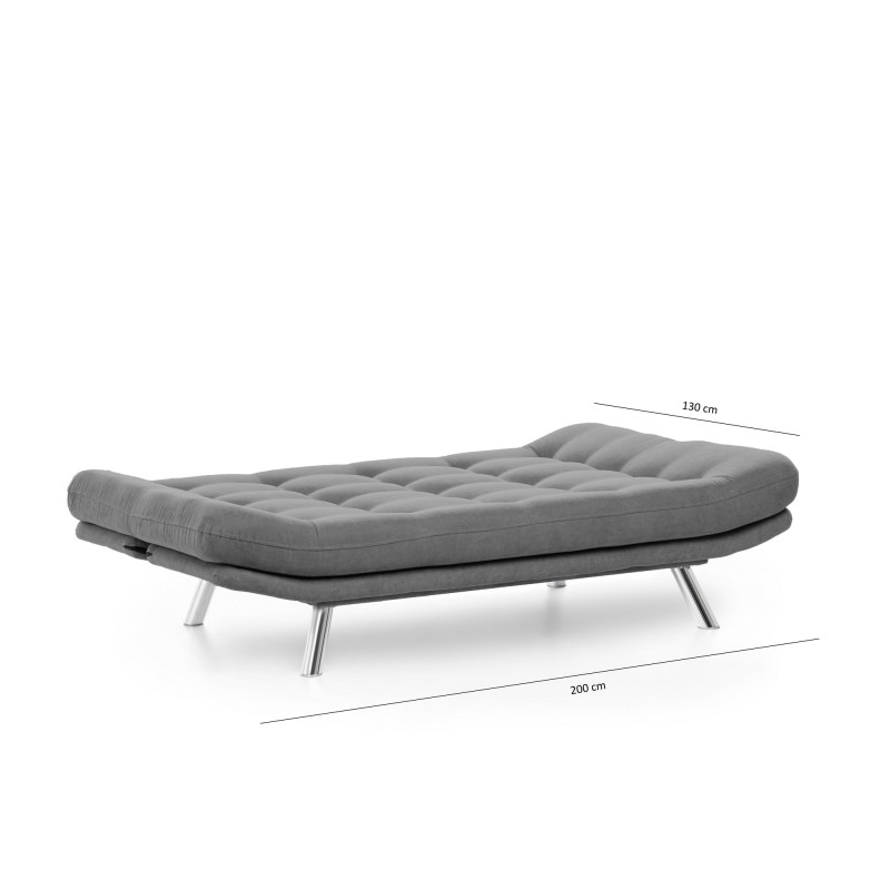 Atelier del Sofa 3-Seat Sofa-Bed Misa Sofabed - Grey Grey