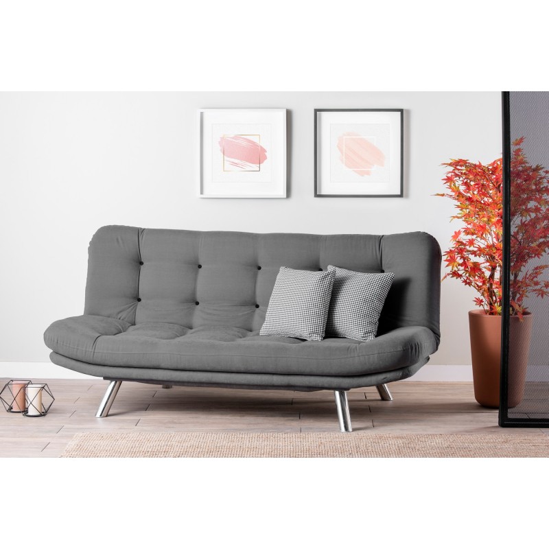 Atelier del Sofa 3-Seat Sofa-Bed Misa Sofabed - Grey Grey