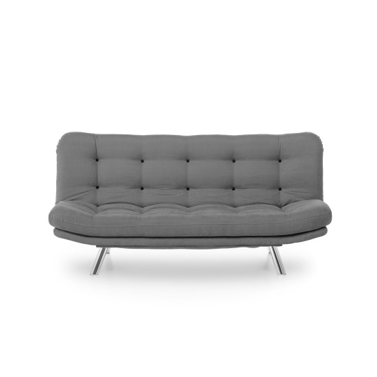 3-Seat Sofa-Bed Misa Sofabed - Grey Grey Atelier del Sofa 3-Seat Sofa-Bed Misa Sofabed - Grey Grey