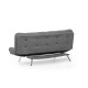3-Seat Sofa-Bed Misa Sofabed - Grey Grey Atelier del Sofa 3-Seat Sofa-Bed Misa Sofabed - Grey Grey
