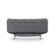 3-Seat Sofa-Bed Misa Sofabed - Grey Grey Atelier del Sofa 3-Seat Sofa-Bed Misa Sofabed - Grey Grey