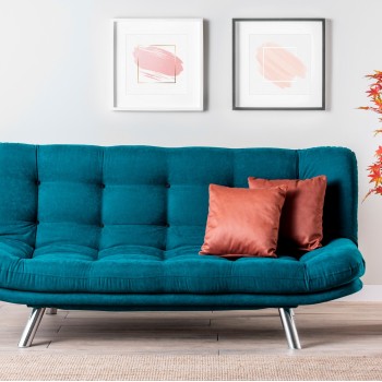 3-Seat Sofa-Bed Misa Sofabed - Petrol Green Petrol Green