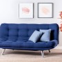 3-Seat Sofa-Bed Misa Sofabed - Navy Blue Navy Blue