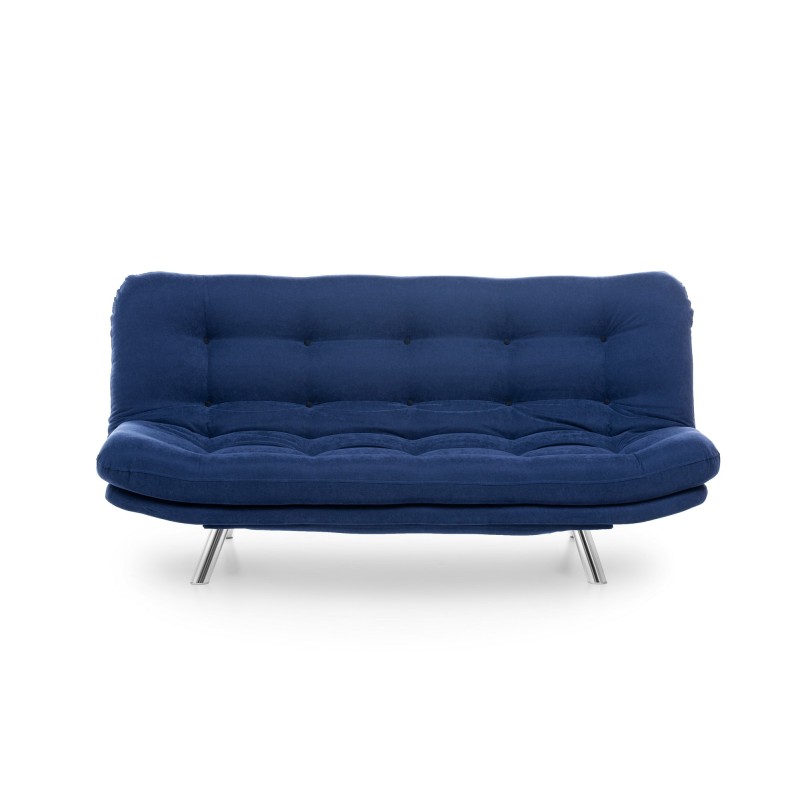 3-Seat Sofa-Bed Misa Sofabed - Navy Blue Navy Blue