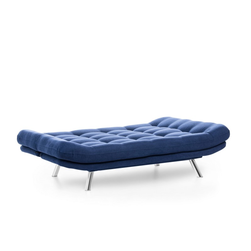 3-Seat Sofa-Bed Misa Sofabed - Navy Blue Navy Blue