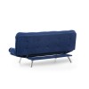 3-Seat Sofa-Bed Misa Sofabed - Navy Blue Navy Blue
