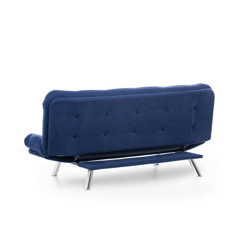 3-Seat Sofa-Bed Misa Sofabed - Navy Blue Navy Blue