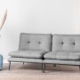 3-Seat Sofa-Bed Martin Sofabed - Grey GR110 Grey