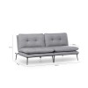 3-Seat Sofa-Bed Martin Sofabed - Grey GR110 Grey