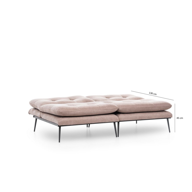 3-Seat Sofa-Bed Martin Sofabed - Mink GR121 Mink