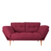 3-Seat Sofa-Bed Nina Daybed - Dark Red GR105 Dark Red
