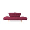 3-Seat Sofa-Bed Nina Daybed - Dark Red GR105 Dark Red