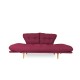 3-Seat Sofa-Bed Nina Daybed - Dark Red GR105 Dark Red