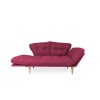 3-Seat Sofa-Bed Nina Daybed - Dark Red GR105 Dark Red