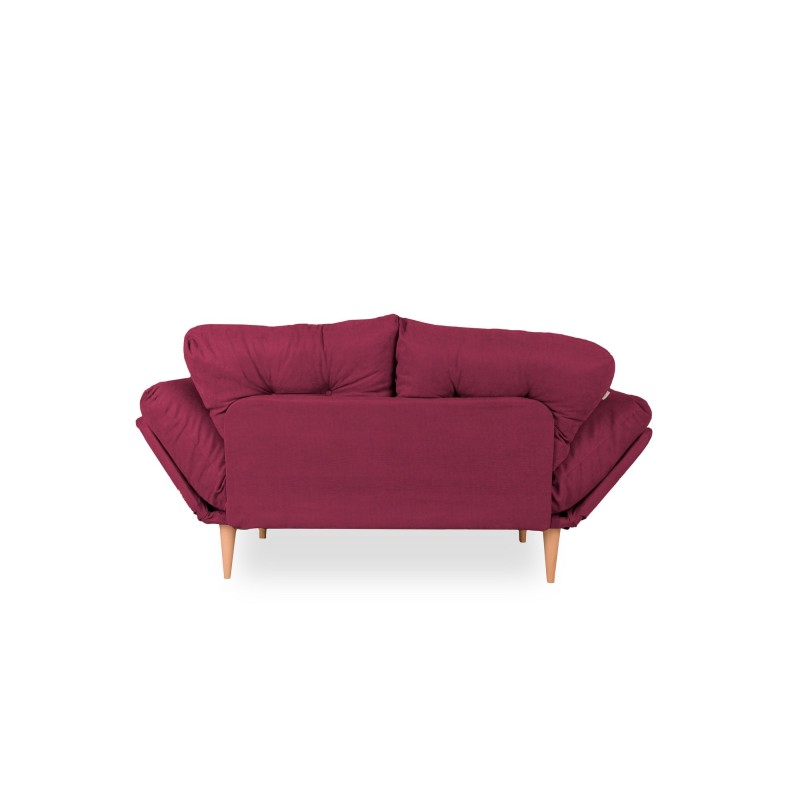 3-Seat Sofa-Bed Nina Daybed - Dark Red GR105 Dark Red