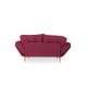 3-Seat Sofa-Bed Nina Daybed - Dark Red GR105 Dark Red