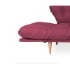 3-Seat Sofa-Bed Nina Daybed - Dark Red GR105 Dark Red