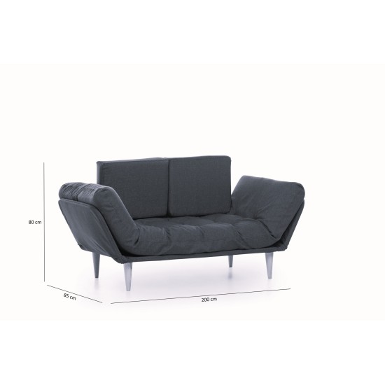 3-Seat Sofa-Bed Nina Daybed - Dark Red GR105 Dark Red