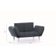 3-Seat Sofa-Bed Nina Daybed - Dark Red GR105 Dark Red