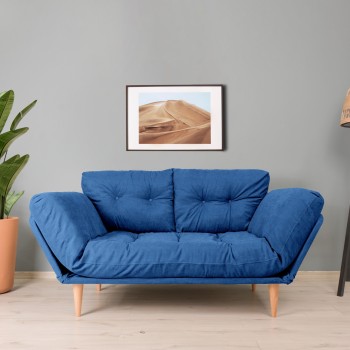 3-Seat Sofa-Bed Nina Daybed - Parliament Blue GR108 Parliament Blue