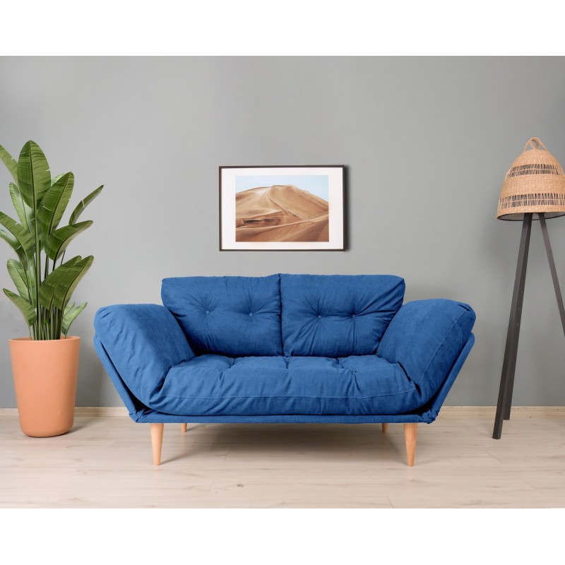 3-Seat Sofa-Bed Nina Daybed - Parliament Blue GR108 Parliament Blue