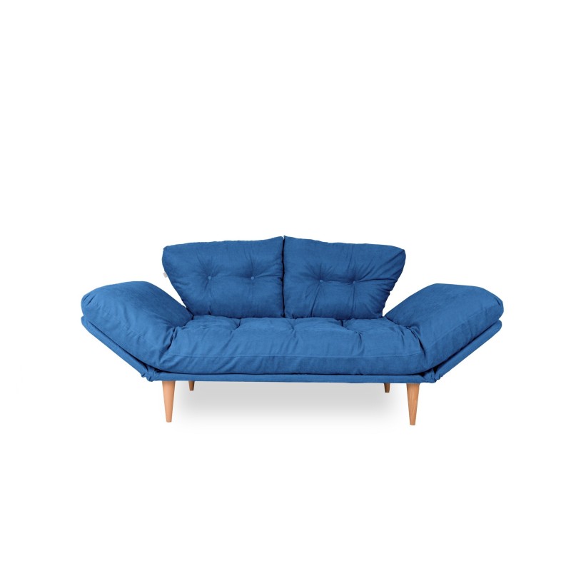 3-Seat Sofa-Bed Nina Daybed - Parliament Blue GR108 Parliament Blue