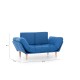 3-Seat Sofa-Bed Nina Daybed - Parliament Blue GR108 Parliament Blue