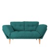 3-Seat Sofa-Bed Nina Daybed - Petrol Green GR124 Petrol Green