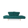 3-Seat Sofa-Bed Nina Daybed - Petrol Green GR124 Petrol Green