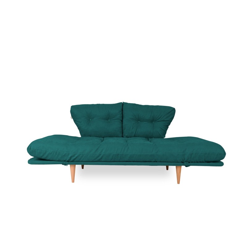 3-Seat Sofa-Bed Nina Daybed - Petrol Green GR124 Petrol Green
