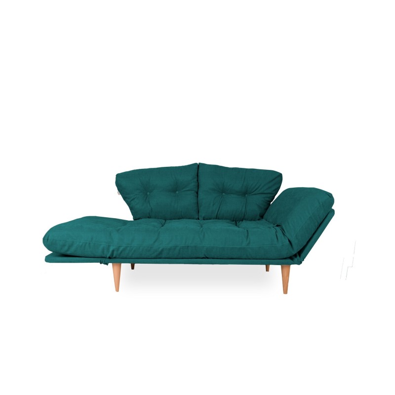 3-Seat Sofa-Bed Nina Daybed - Petrol Green GR124 Petrol Green