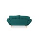 3-Seat Sofa-Bed Nina Daybed - Petrol Green GR124 Petrol Green