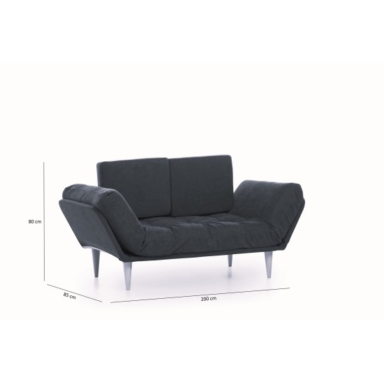 3-Seat Sofa-Bed Nina Daybed - Petrol Green GR124 Petrol Green